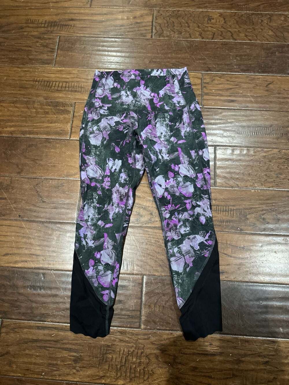 Lululemon Wunder Under High-Rise Tight 25" Scallop Midnight Bloom Multi Size 6